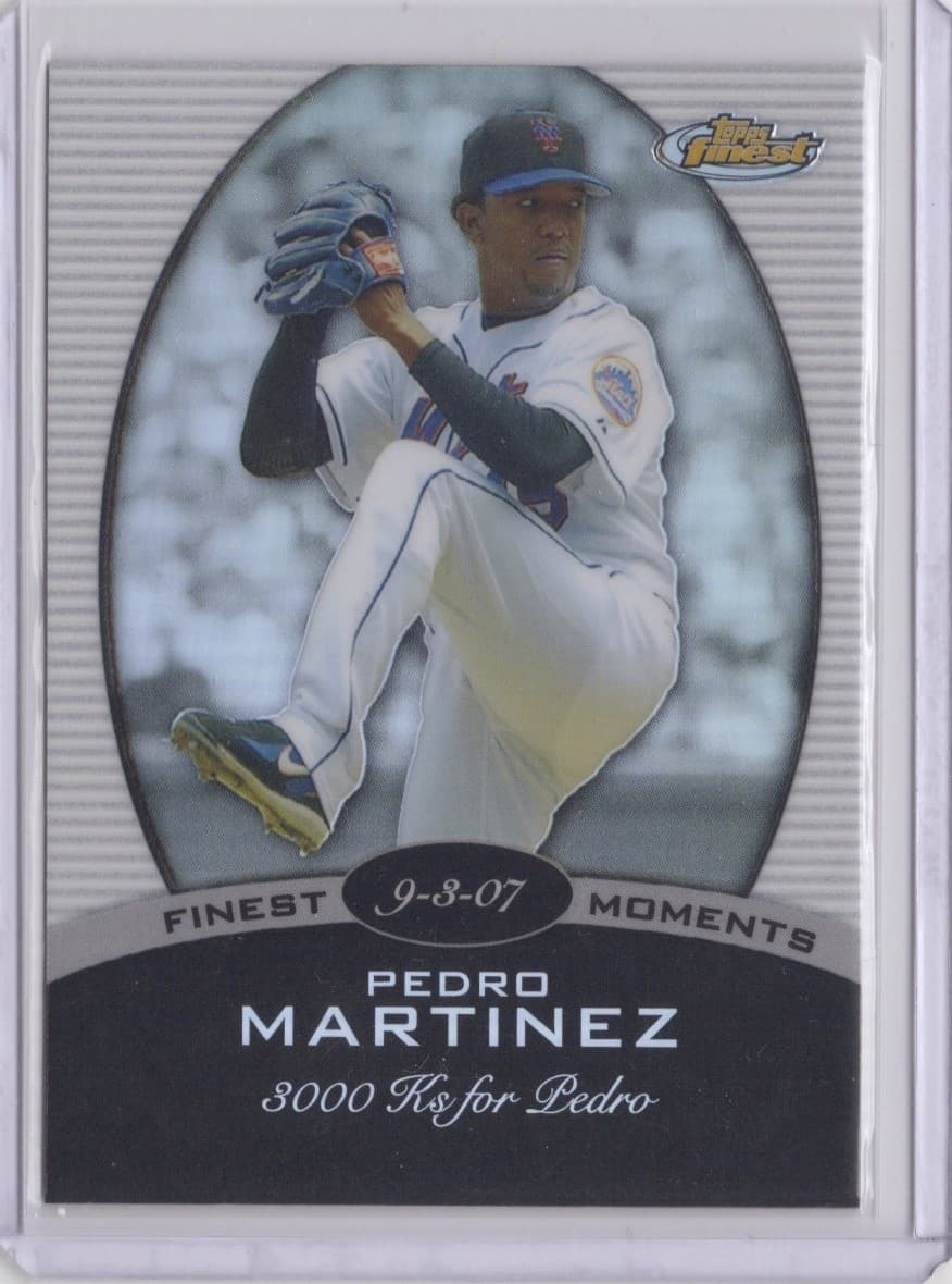 Moments Pedro Martinez 2008 Topps Finest 2008 Topps Finest refractor