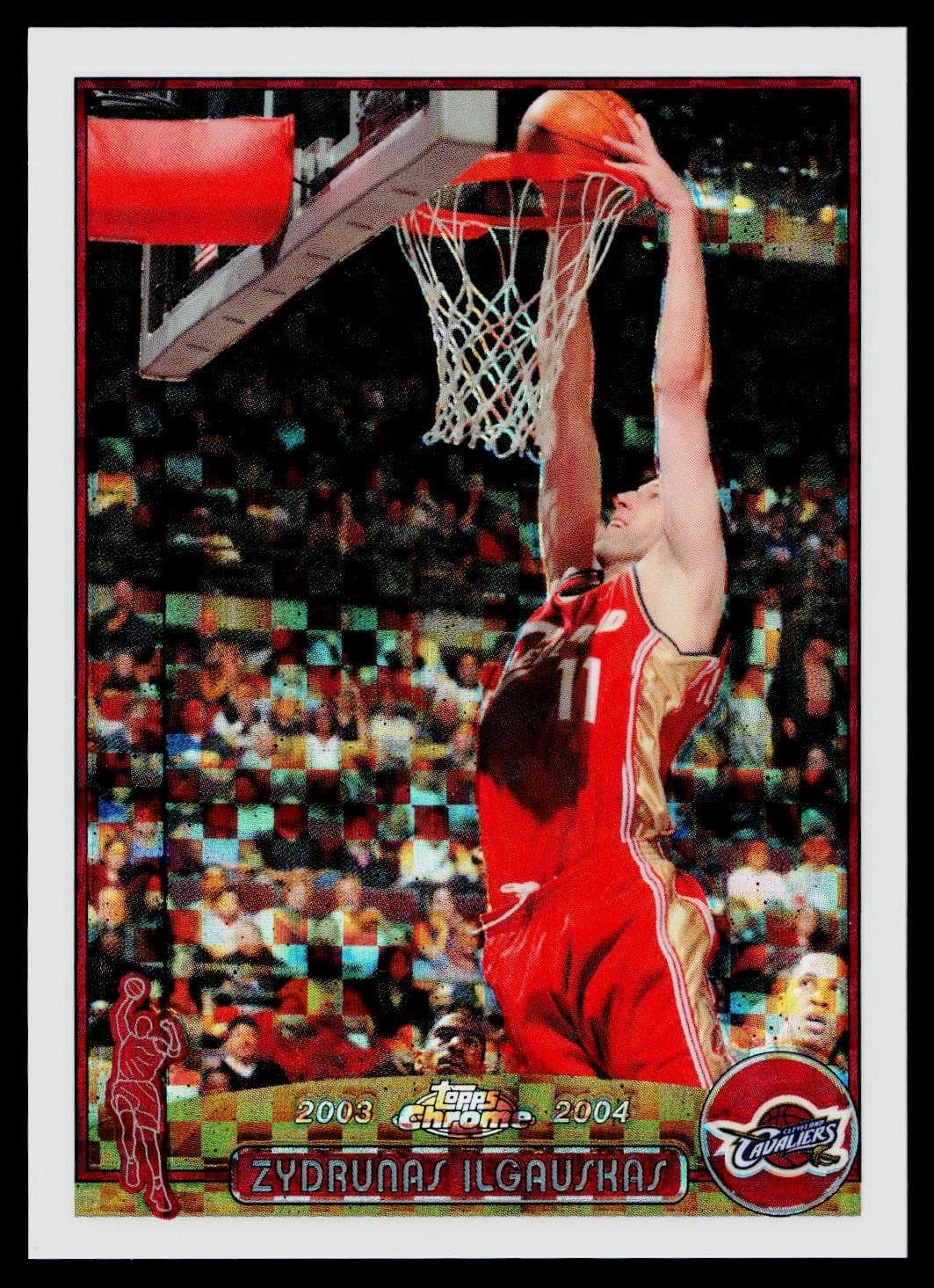 Zydrunas Ilgauskas 2003 Topps Chrome 2003 Topps Chrome xfractor