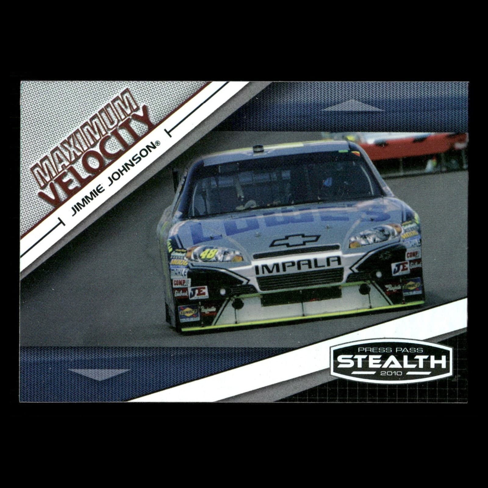 Jimmie Johnsons Car 2010 Press Pass 2010 Press Pass