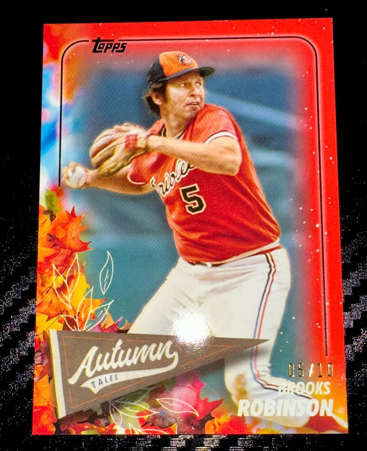 BROOKS ROBINSON SSP RED #’d Or 2024 Topps Update