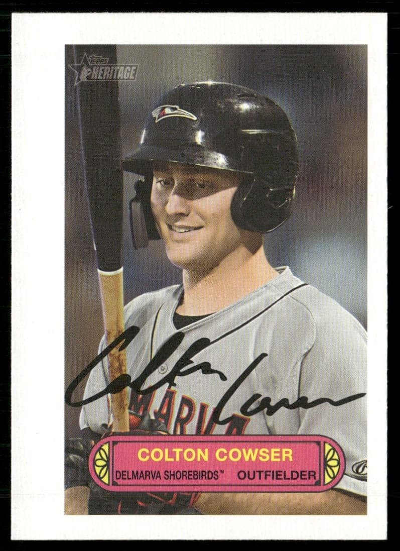 Colton Cowser Minor 2022 Topps Heritage 2022 Topps Heritage