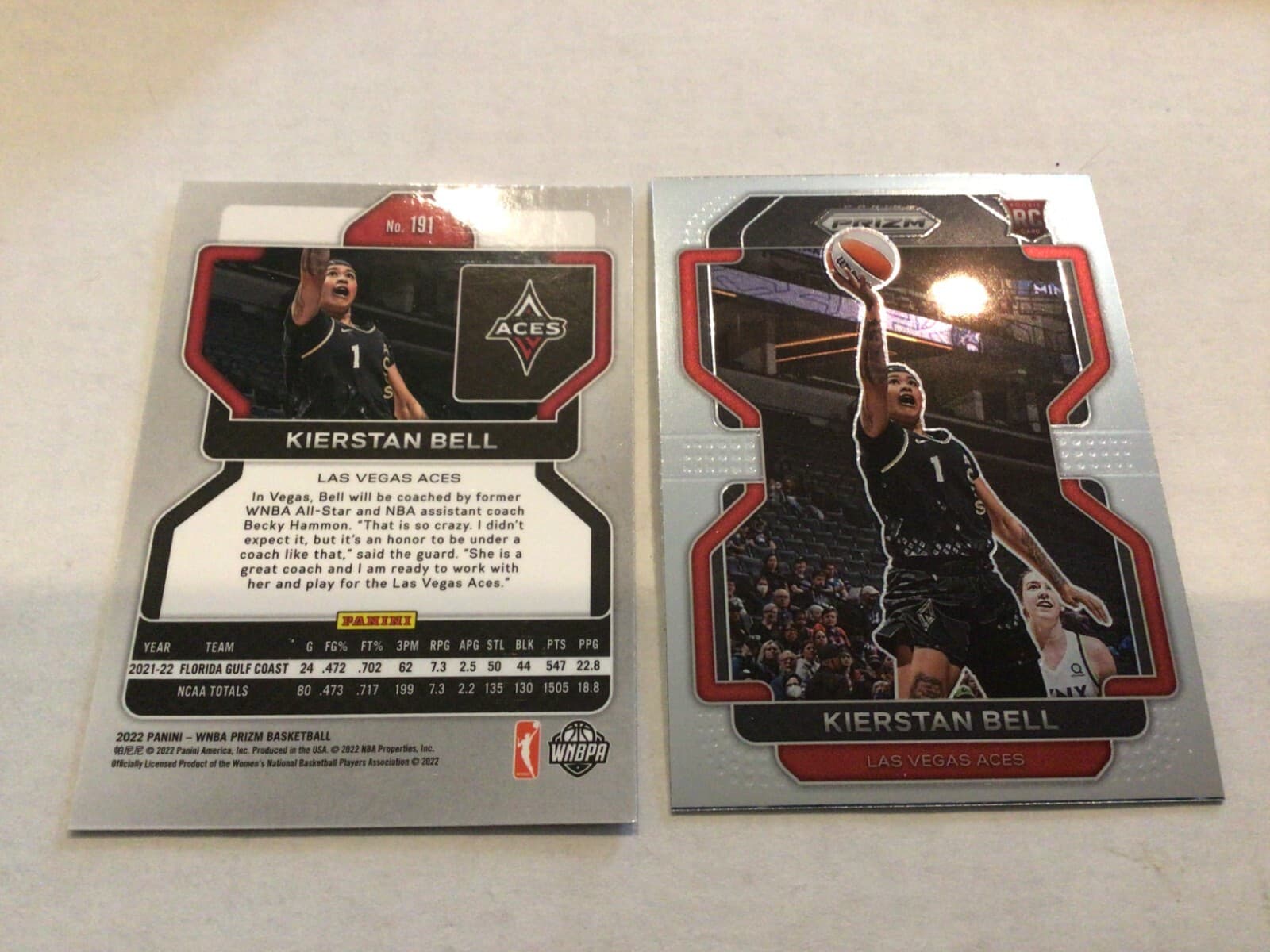 Kierstan Bell 2022 Panini Prizm 2022 Panini Prizm