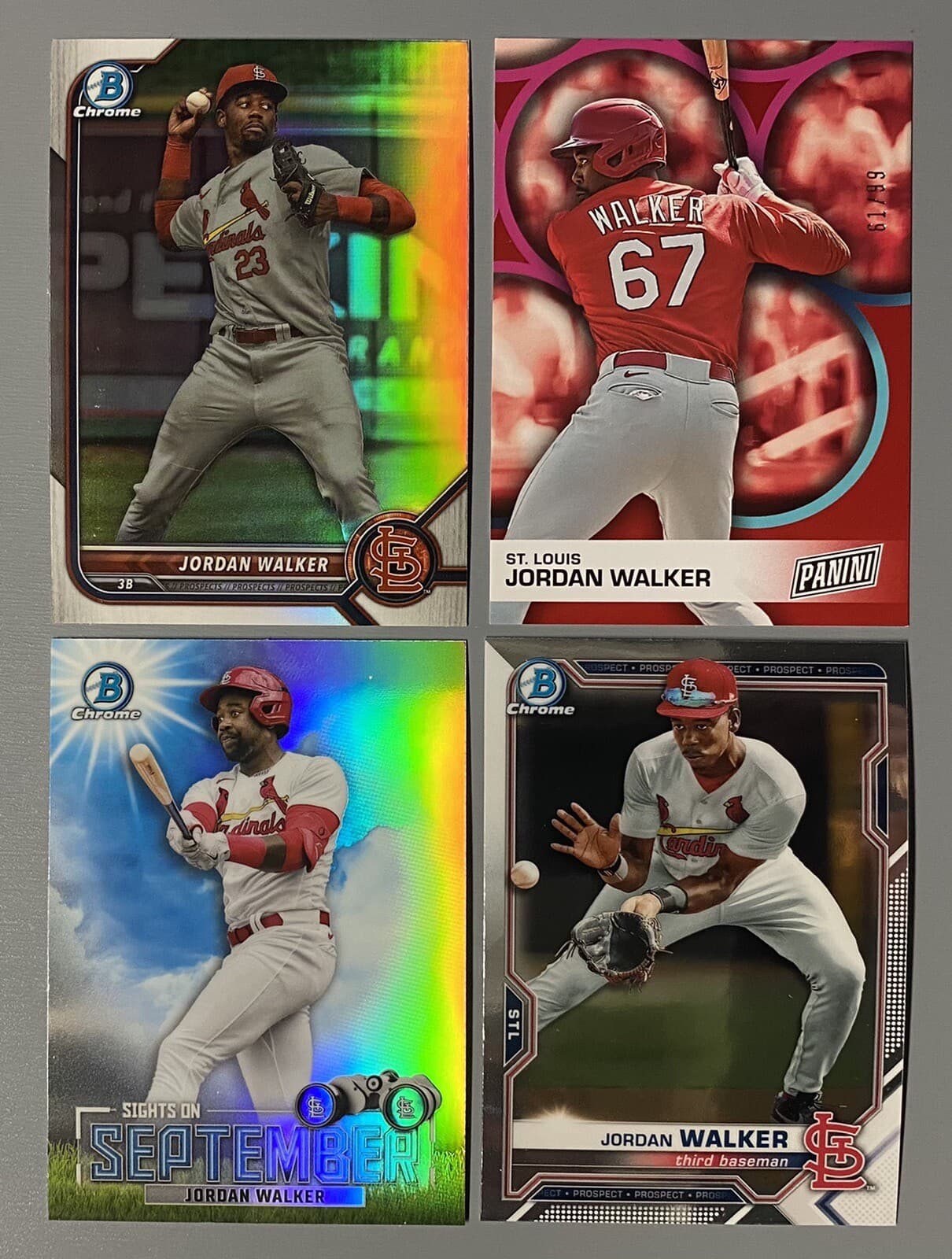 Jordan Walker 2023 Panini 2023 Panini refractor