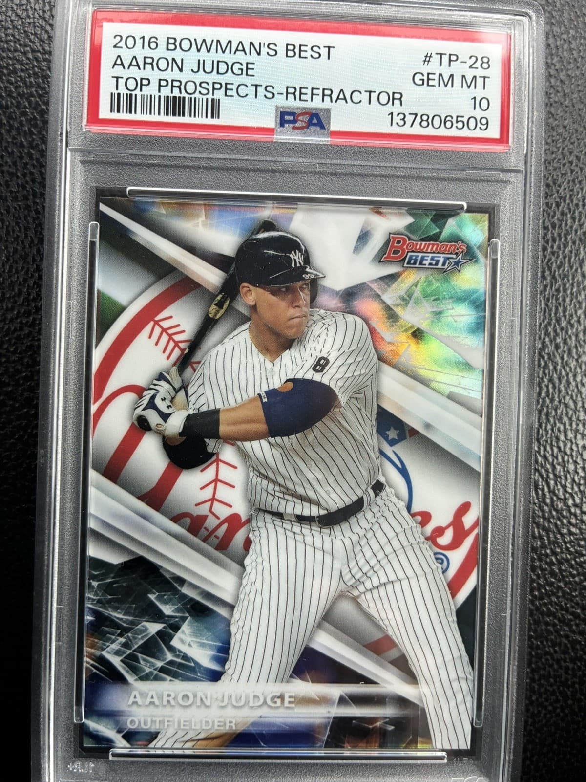 Aaron Judge 2016 Bowman 2016 Bowman refractor