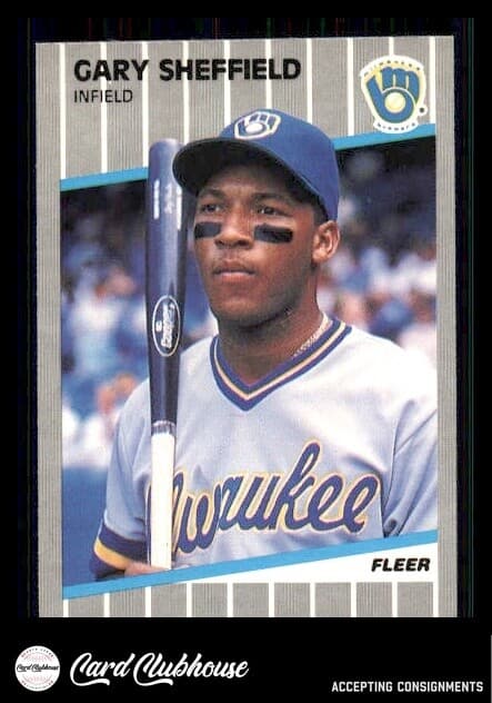 Gary Sheffield 1989 Fleer