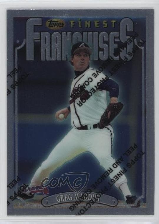 Greg Maddux 1996 Topps Finest 1996 Topps Finest