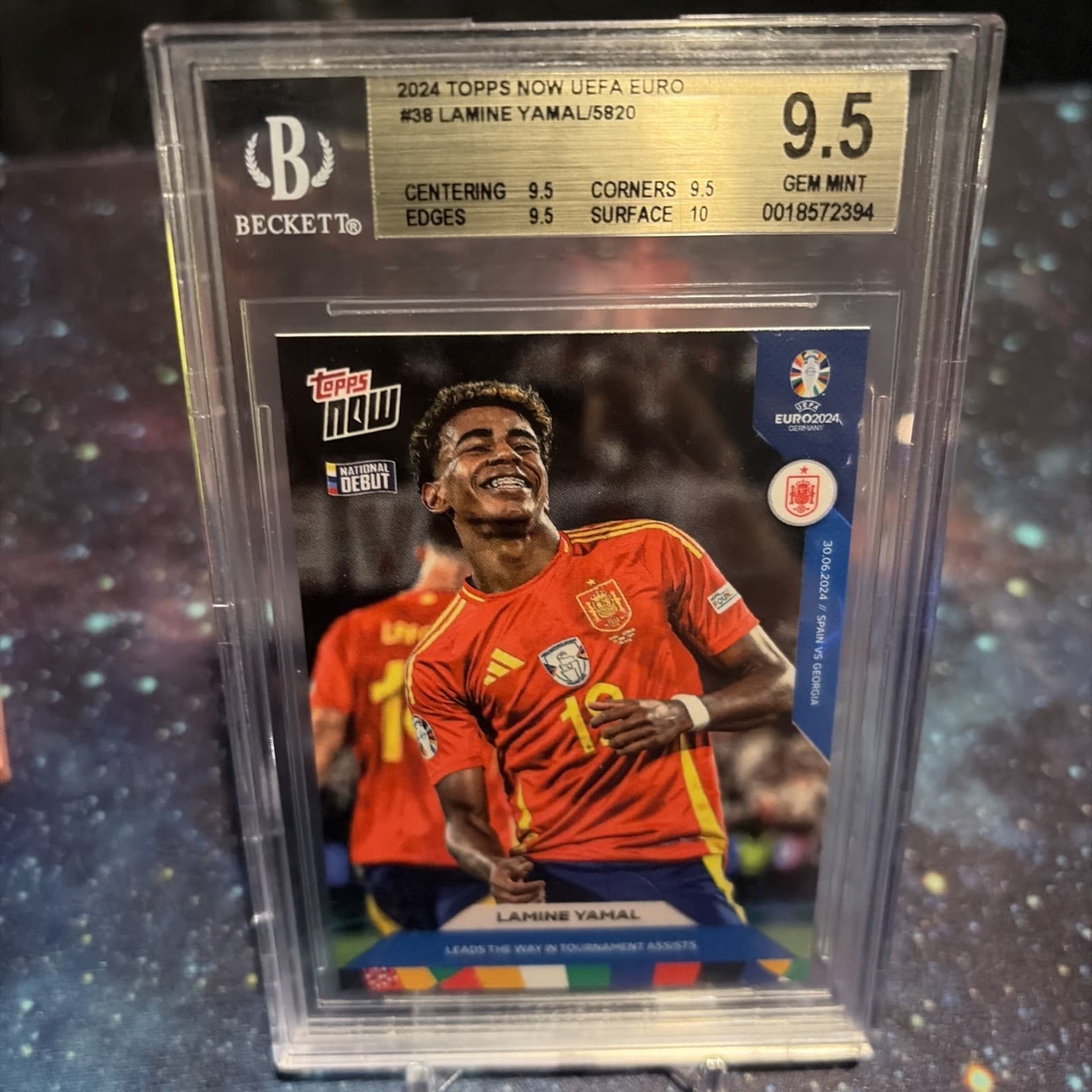 Euro Lamine Yamal 2024 Topps 2024 Topps