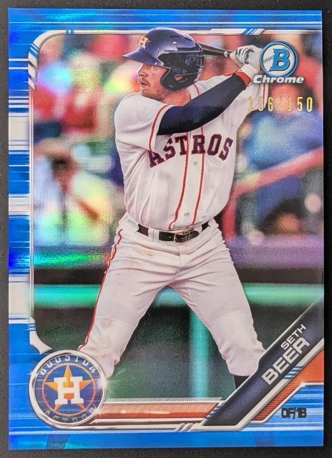 Seth Beer 2019 Bowman 2019 Bowman blue-refractor