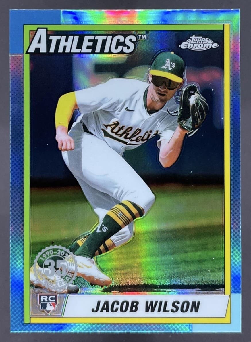 JACOB WILSON Baseball -18 Athl 2025 Topps Chrome 2025 Topps Chrome