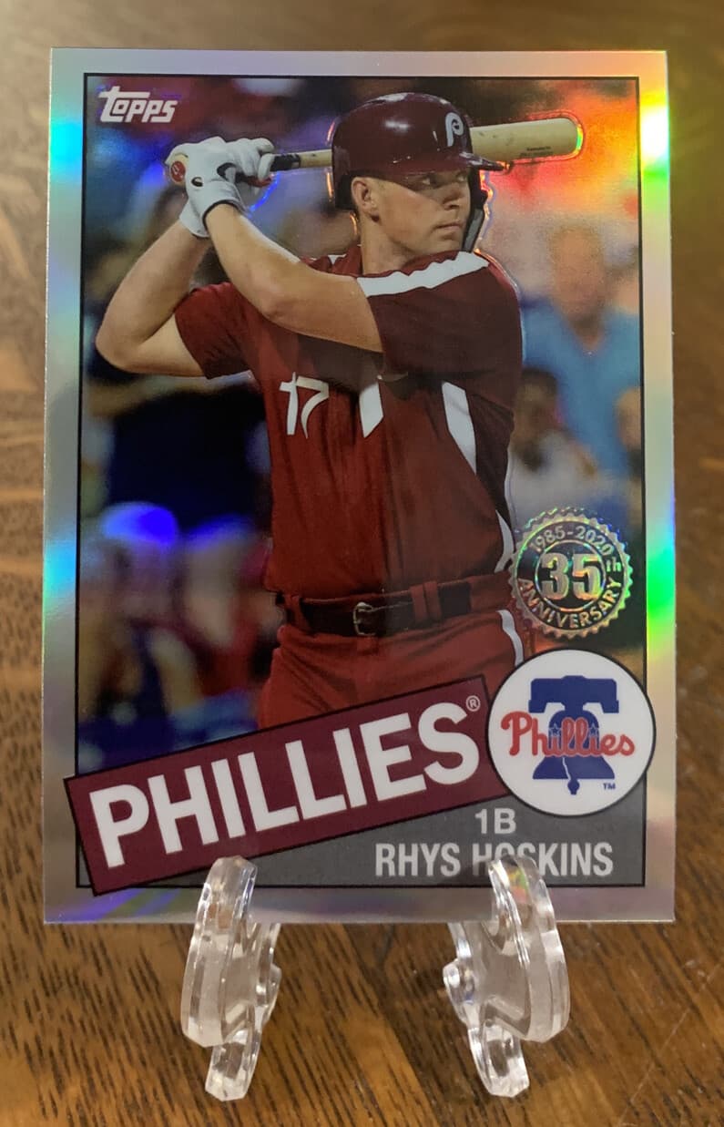 Anniversary Rhys Hoskins 2020 Topps Chrome 2020 Topps Chrome refractor