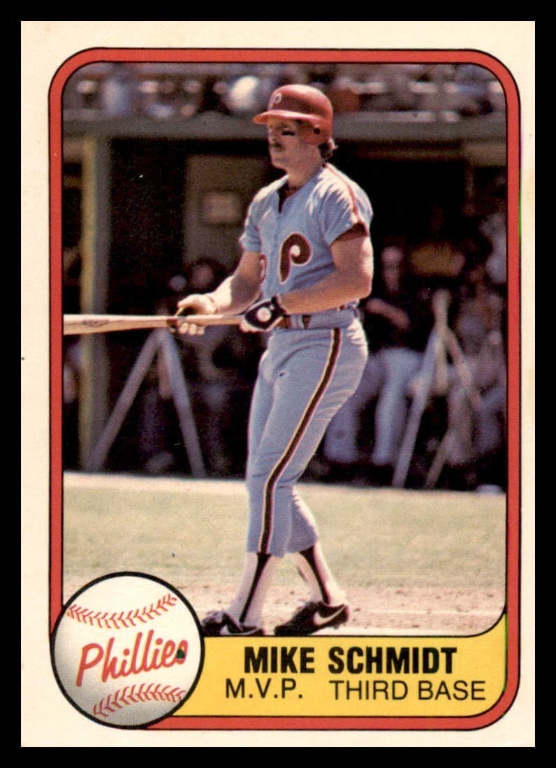 Mike Schmidt 1981 Fleer 1981 Fleer