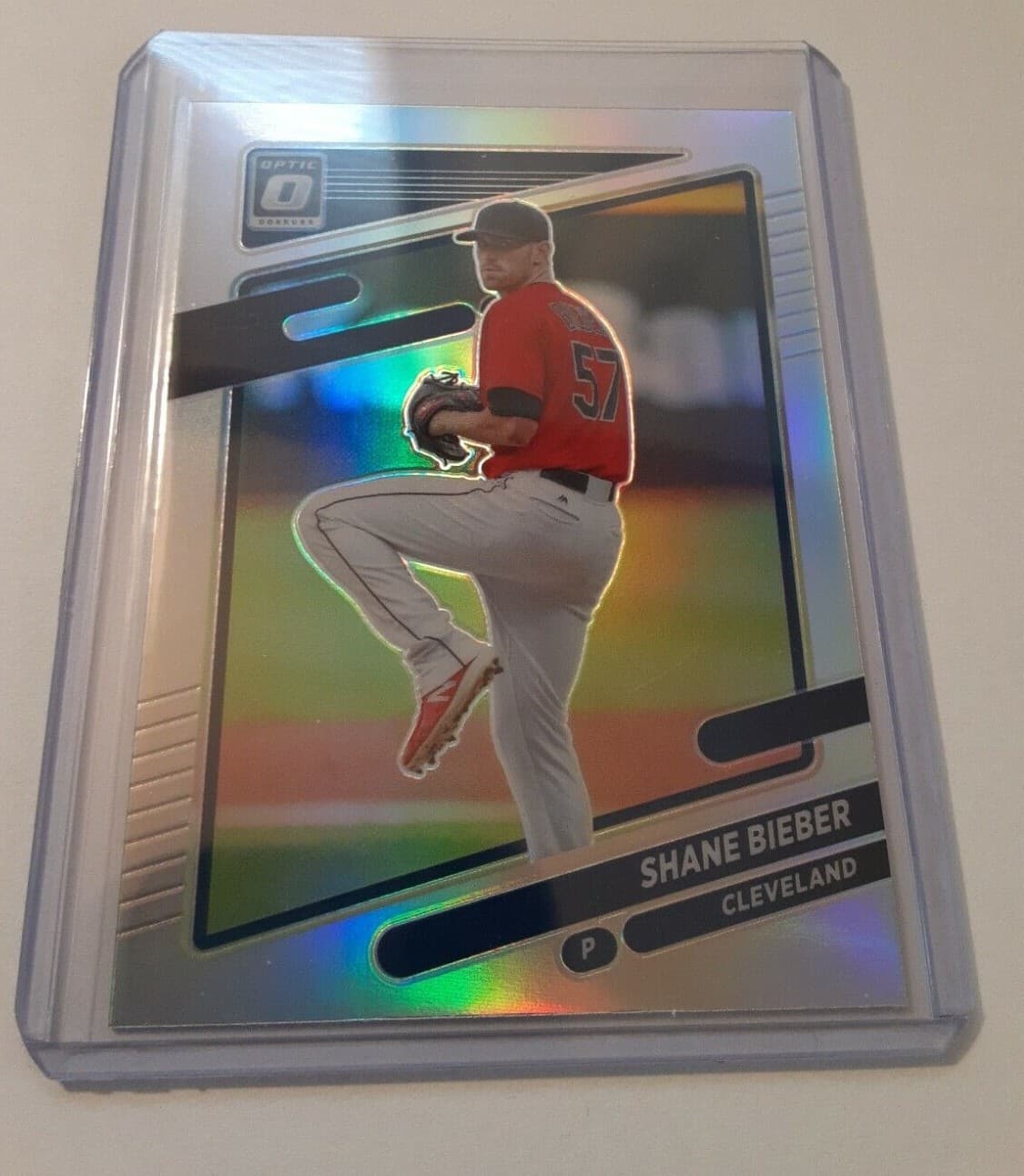 SHANE BIEBER SILVER 2021 Donruss Optic 2021 Donruss Optic silver