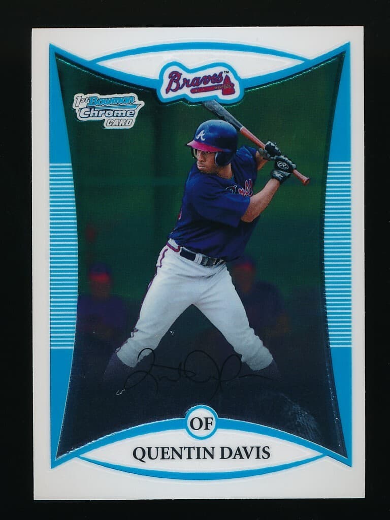 Prospects Quentin Davis 2008 Bowman Chrome