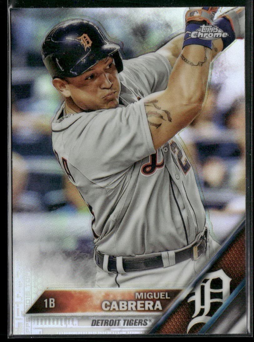 Miguel Cabrera 2016 Topps Chrome 2016 Topps Chrome refractor