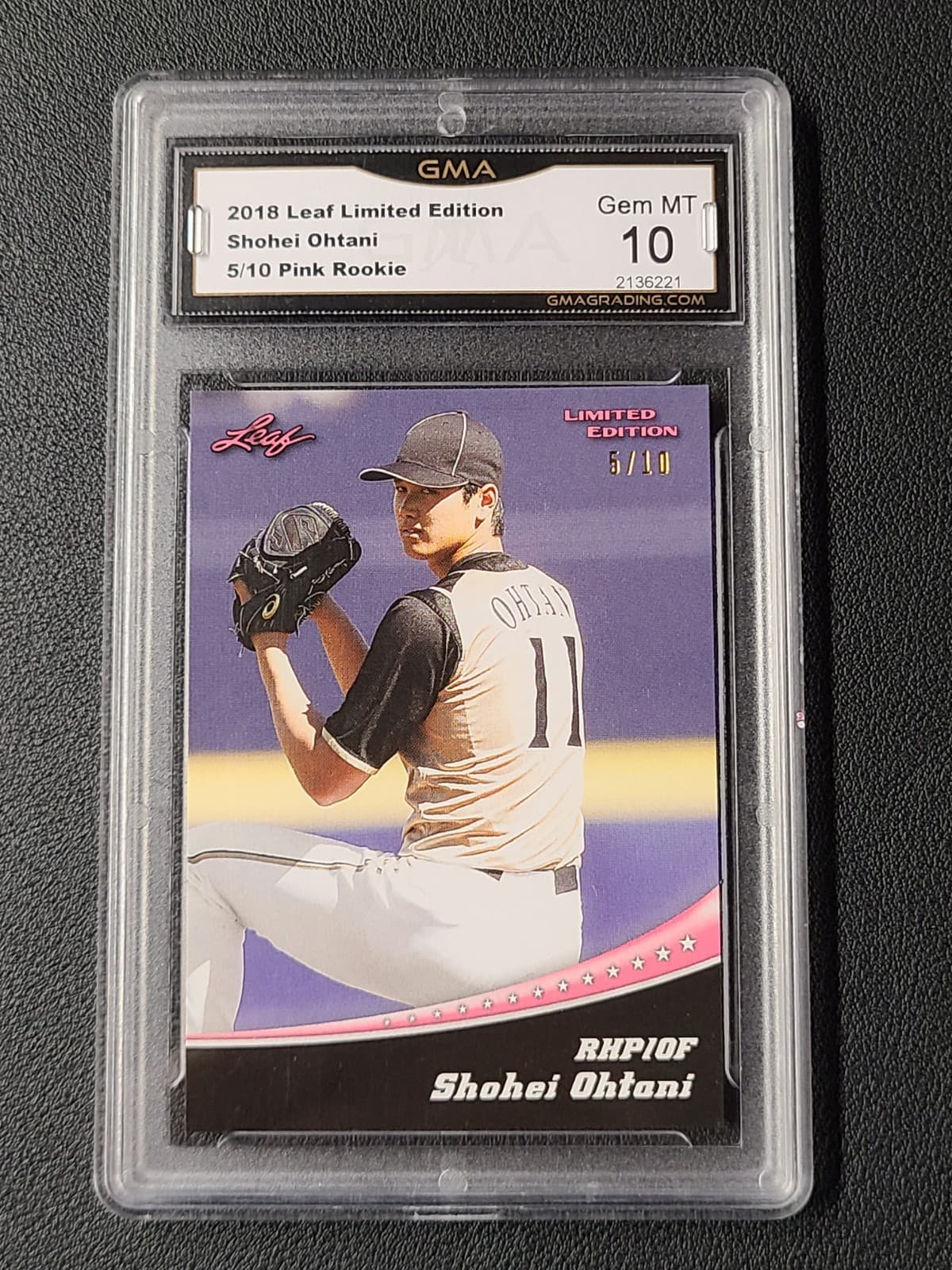 Shohei Ohtani 2018 Leaf 2018 Leaf pink