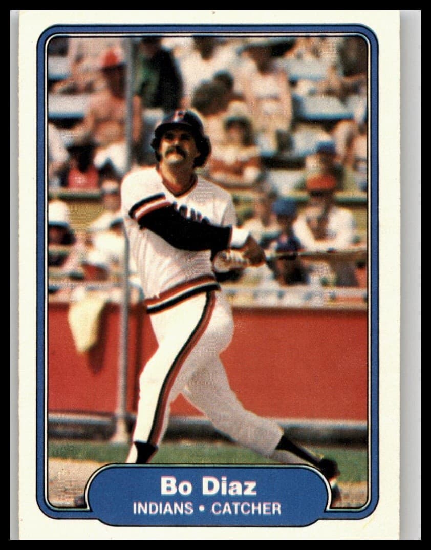 Bo Diaz 1982 Fleer 1982 Fleer