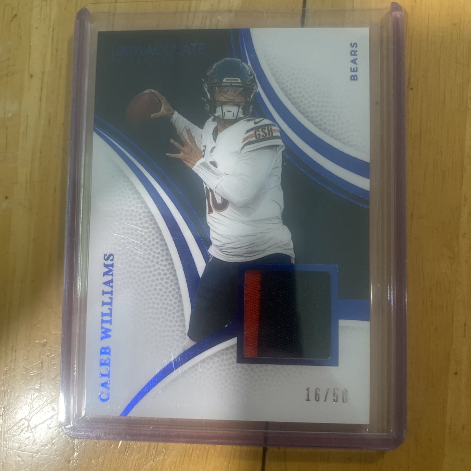 Memorabilia Caleb Williams 2025 Panini Immaculate 2025 Panini Immaculate