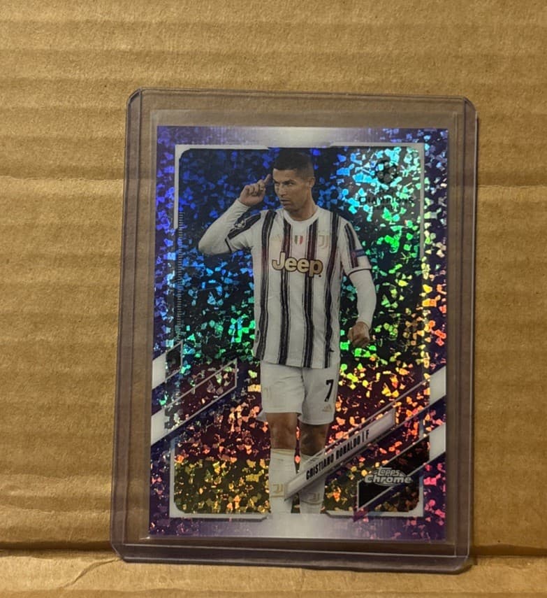 Cristiano Ronaldo Purple 2020 Topps Chrome 2020 Topps Chrome