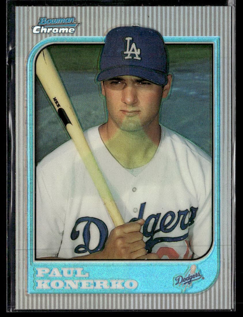Paul Konerko 1997 Bowman Chrome 1997 Bowman Chrome refractor