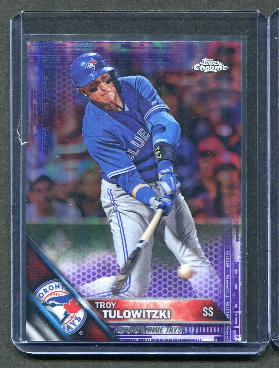 Troy Tulowitzki 2016 Topps Chrome 2016 Topps Chrome purple-refractor