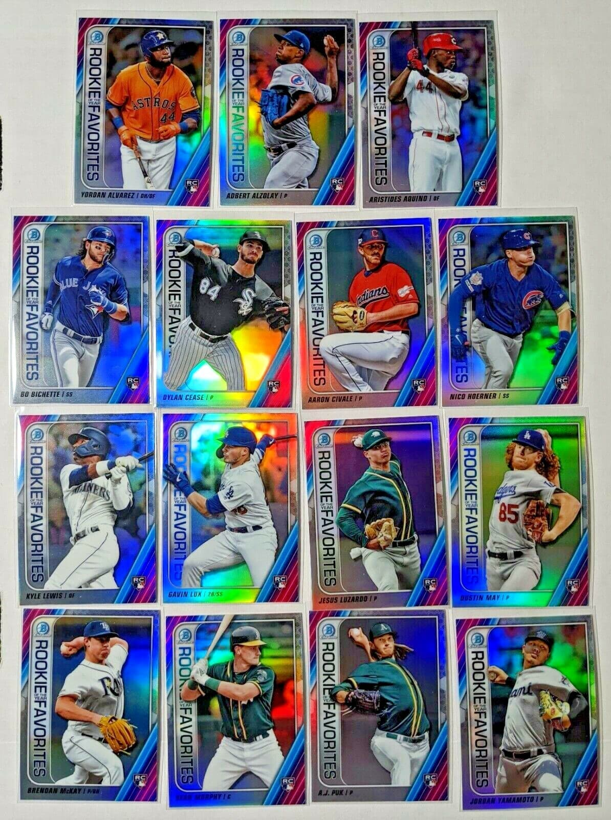 Year Favorites Set 2020 Bowman Chrome 2020 Bowman Chrome