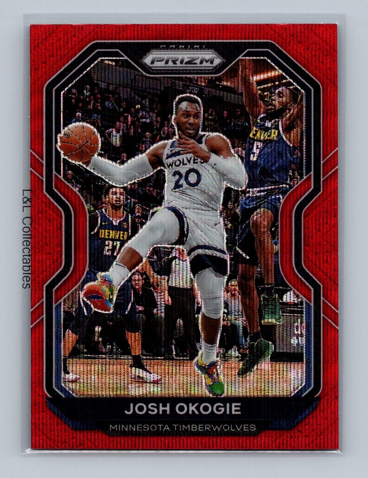 Josh Okogie Ruby 2020 Panini Prizm 2020 Panini Prizm wave