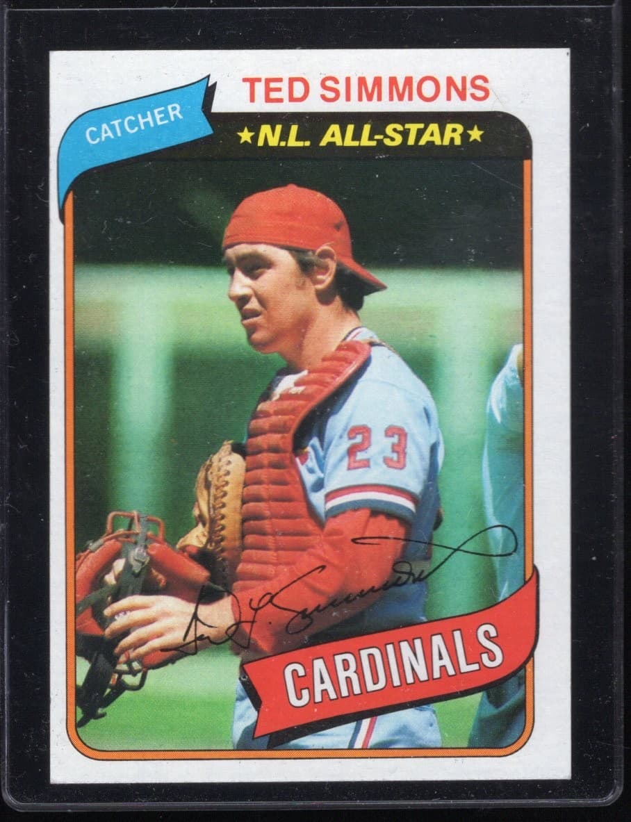 Ted Simmons Near 1980 Topps 1980 Topps