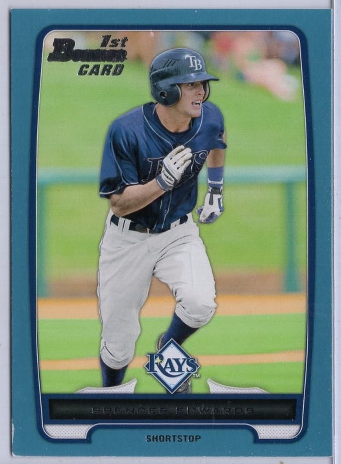 Blue Spencer Edwards 2012 Bowman Draft 2012 Bowman Draft blue