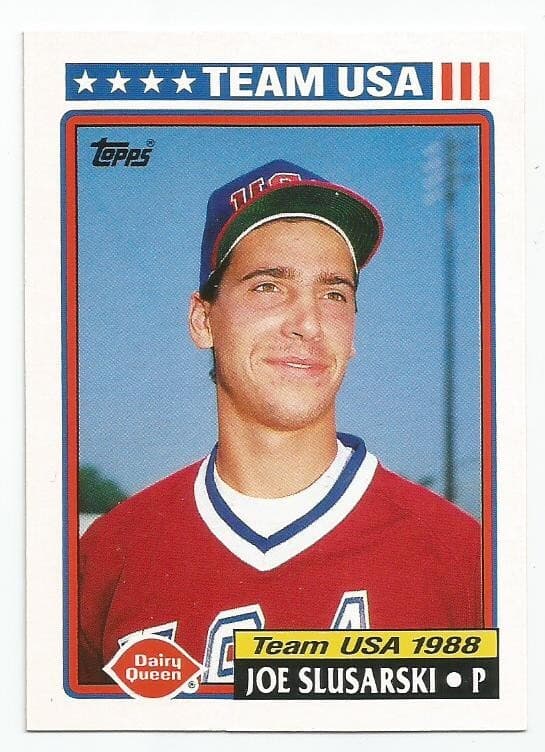 JOE SLUSARSKI DAIRY QUEEN TEAM 1992 Topps 1992 Topps