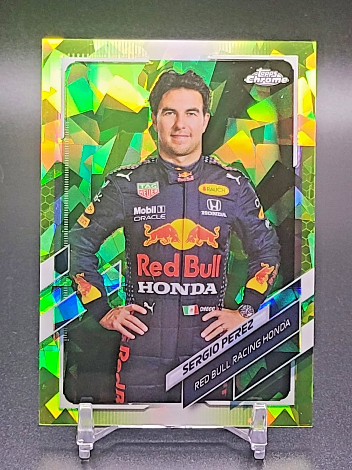 Sapphire SERGIO PEREZ Chartreu 2021 Topps Chrome 2021 Topps Chrome
