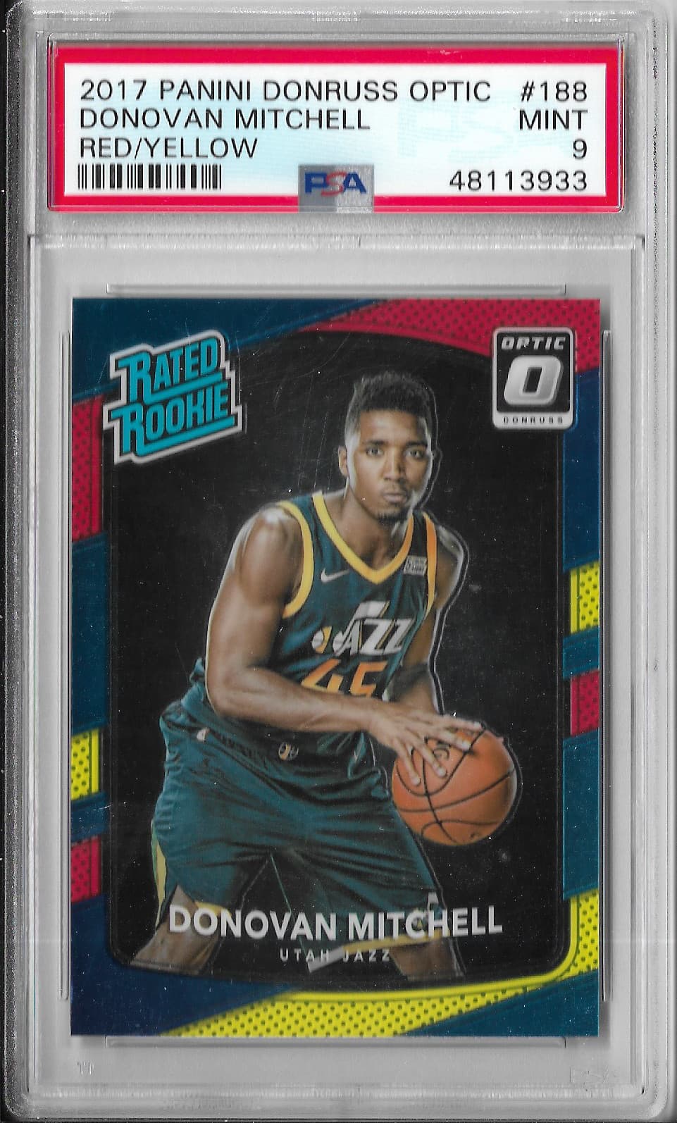 Red Yellow 2017 Donruss Optic