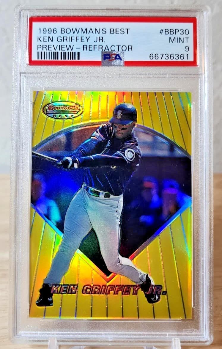 Ken Griffey Jr 1996 Bowman 1996 Bowman refractor