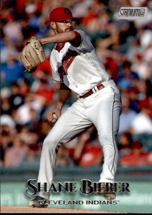 Shane Bieber Indians 2019 Stadium Club 2019 Stadium Club