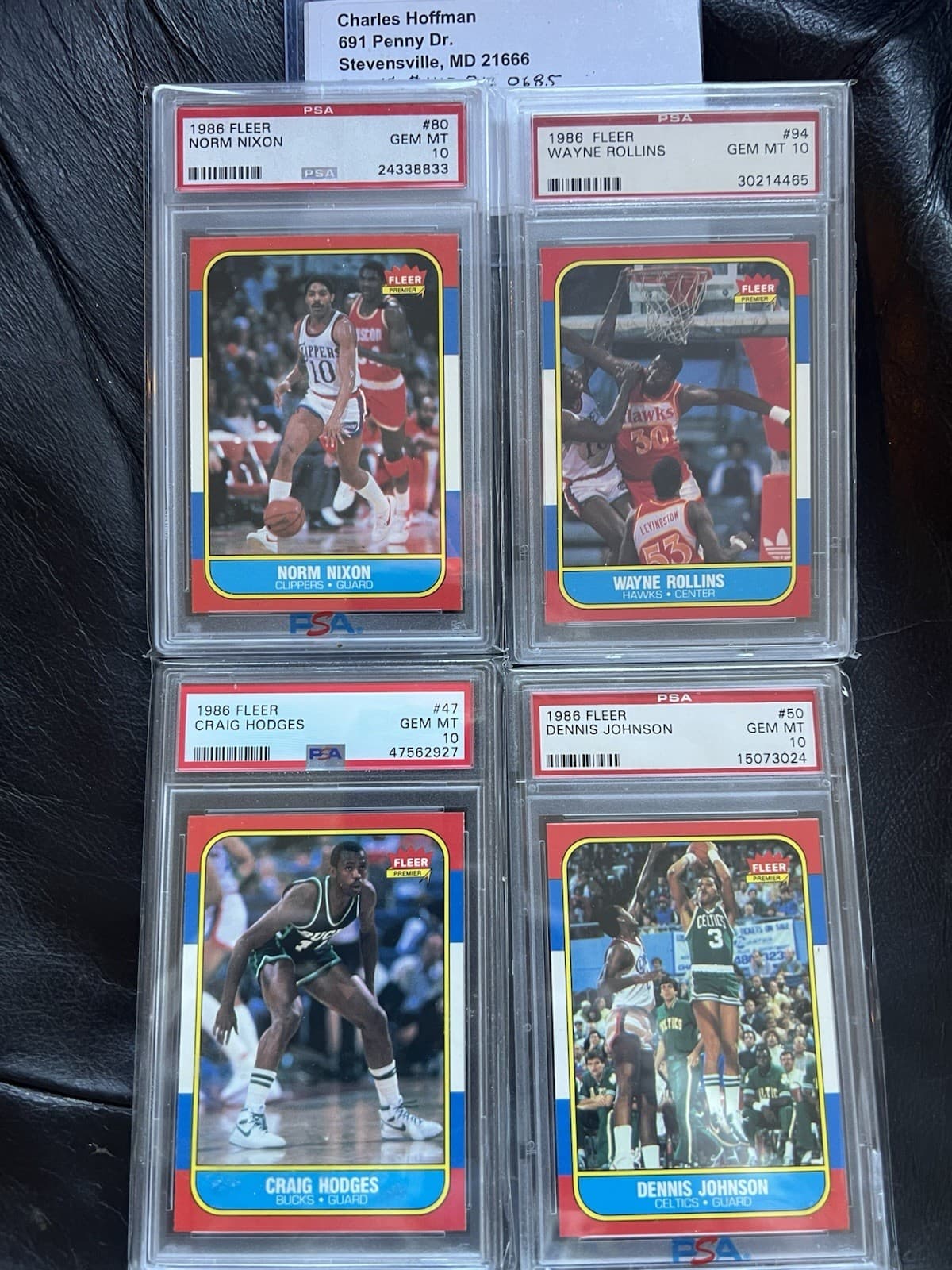 4- BASKETBALL ’s 1986 Fleer 1986 Fleer