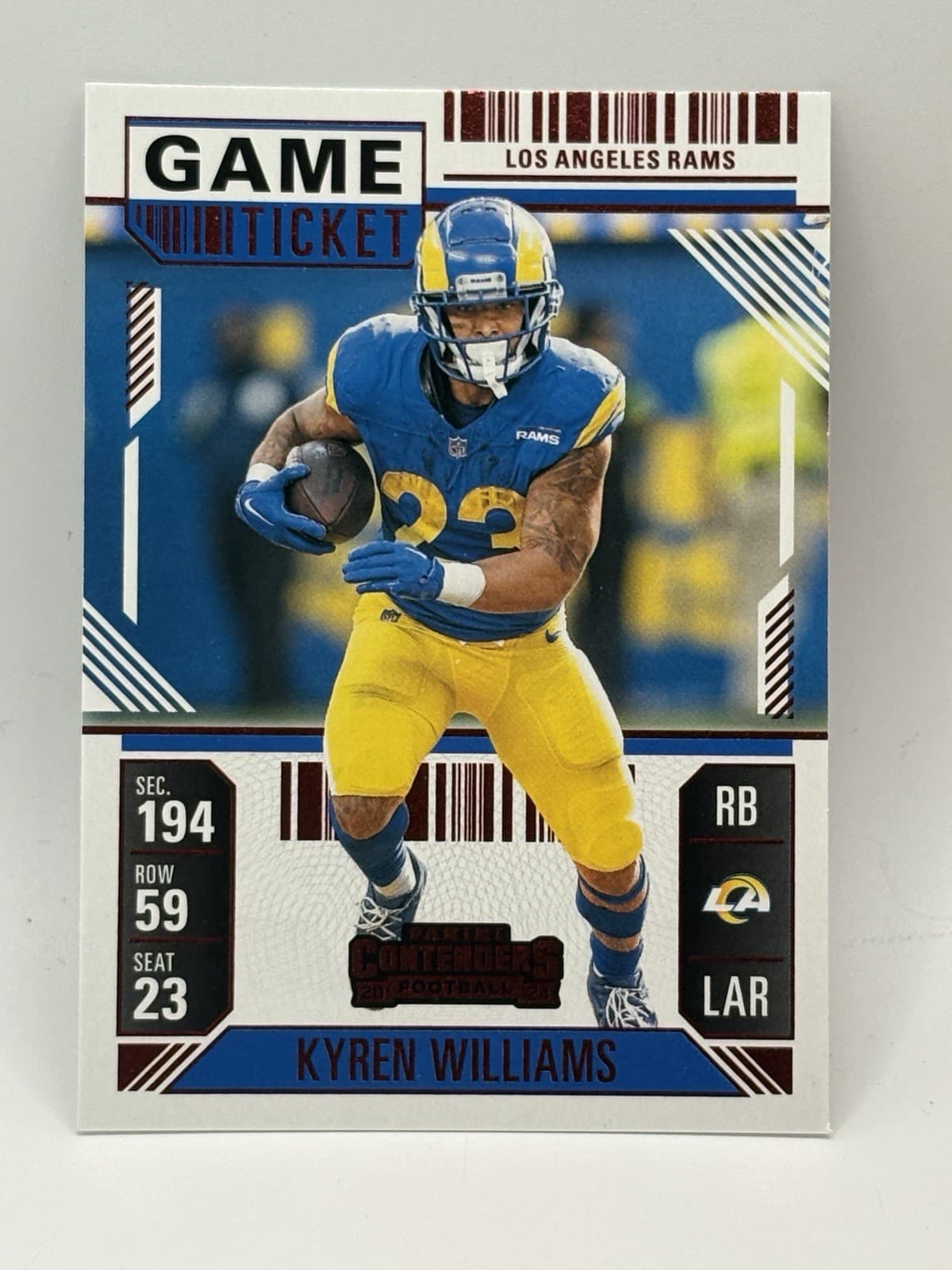 Game Ticket Red 2024 Panini Contenders