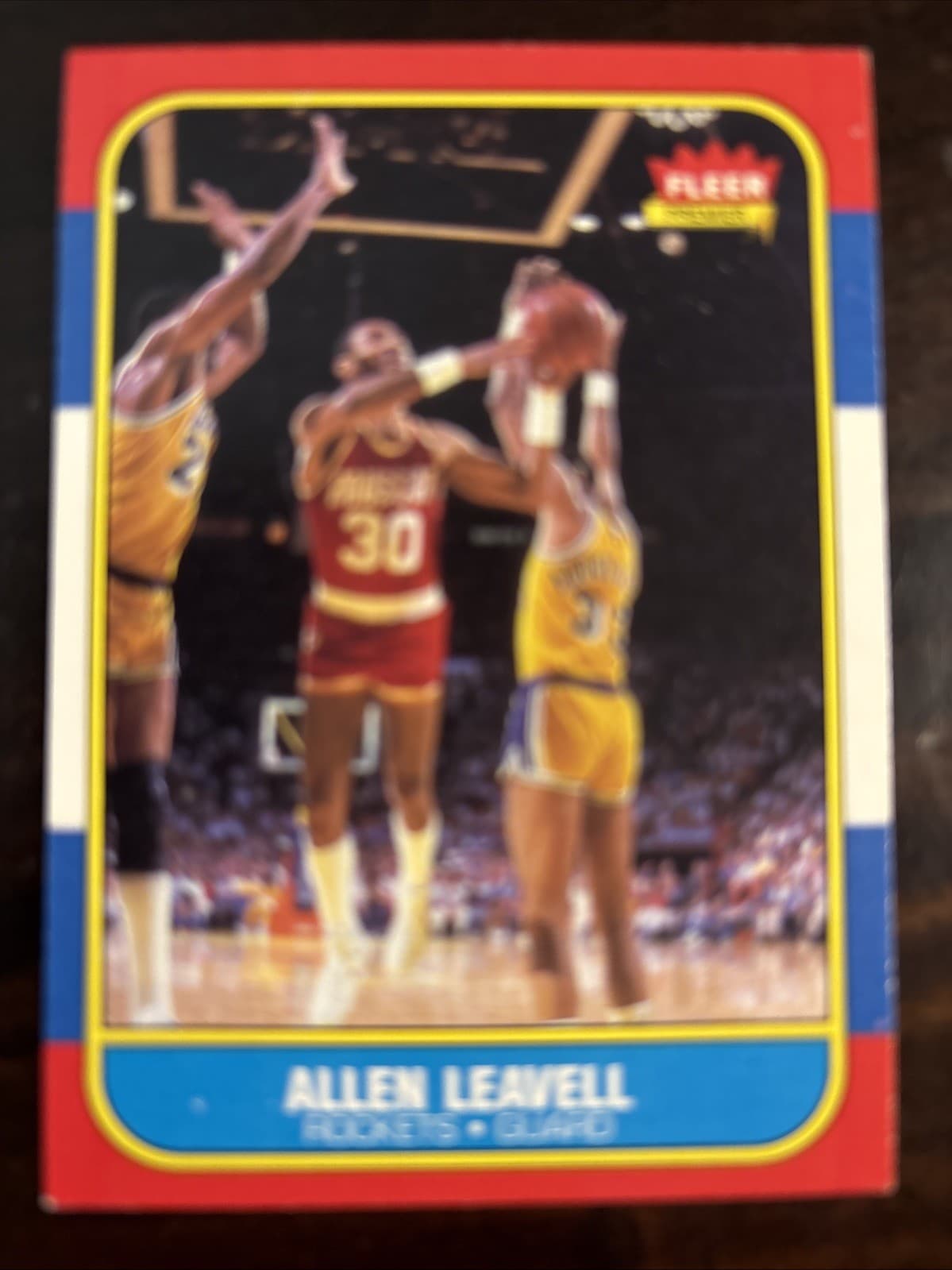 Allen Leavell 1986 Fleer 1986 Fleer