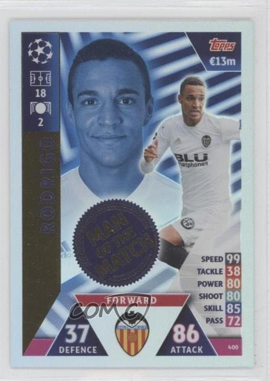Champions Match Attax 2018 Topps 2018 Topps example 2