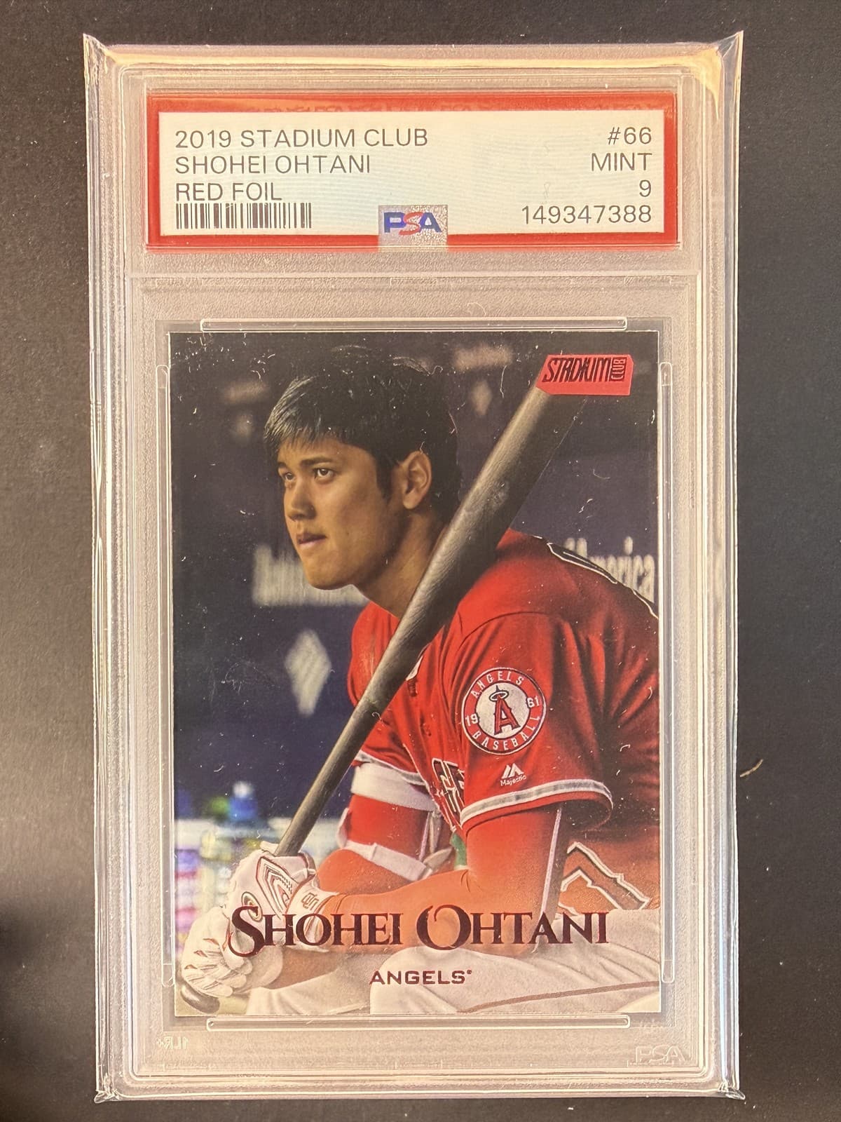 Shohei Ohtani Red 2019 Stadium Club 2019 Stadium Club