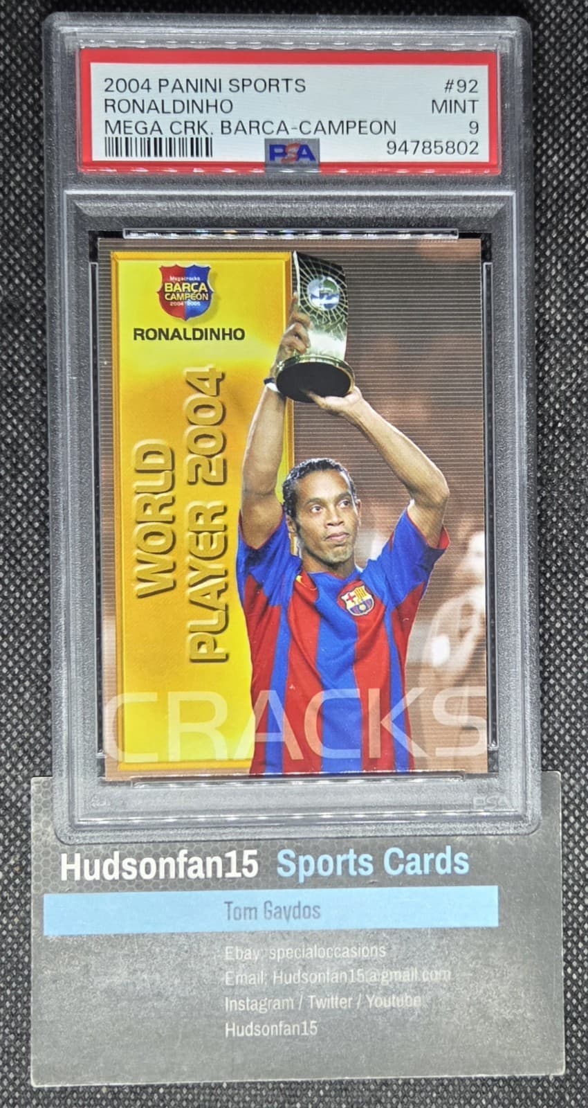 Ronaldinho Sports Mega 2004 Panini