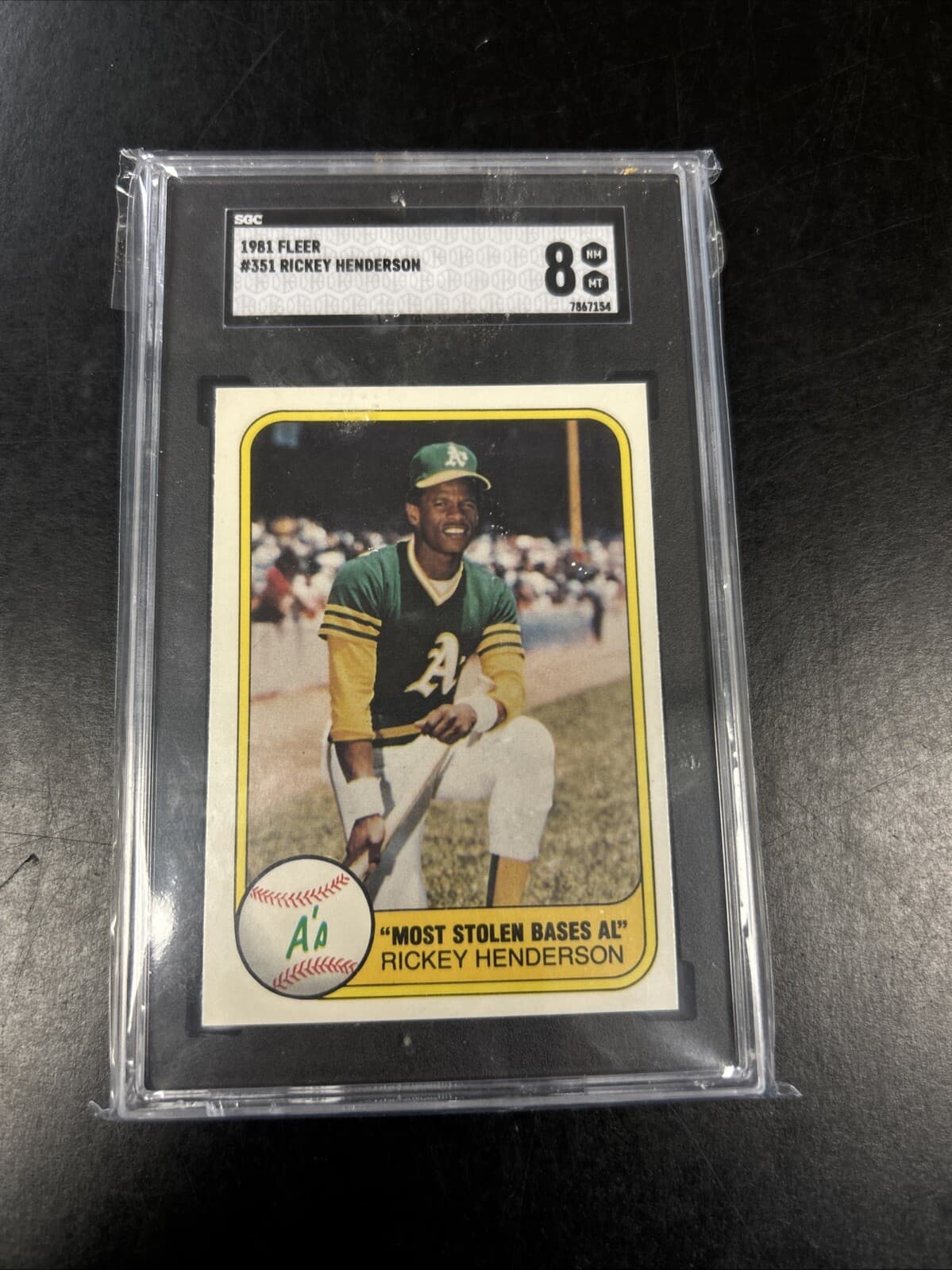 Rickey Henderson 1981 Fleer 1981 Fleer
