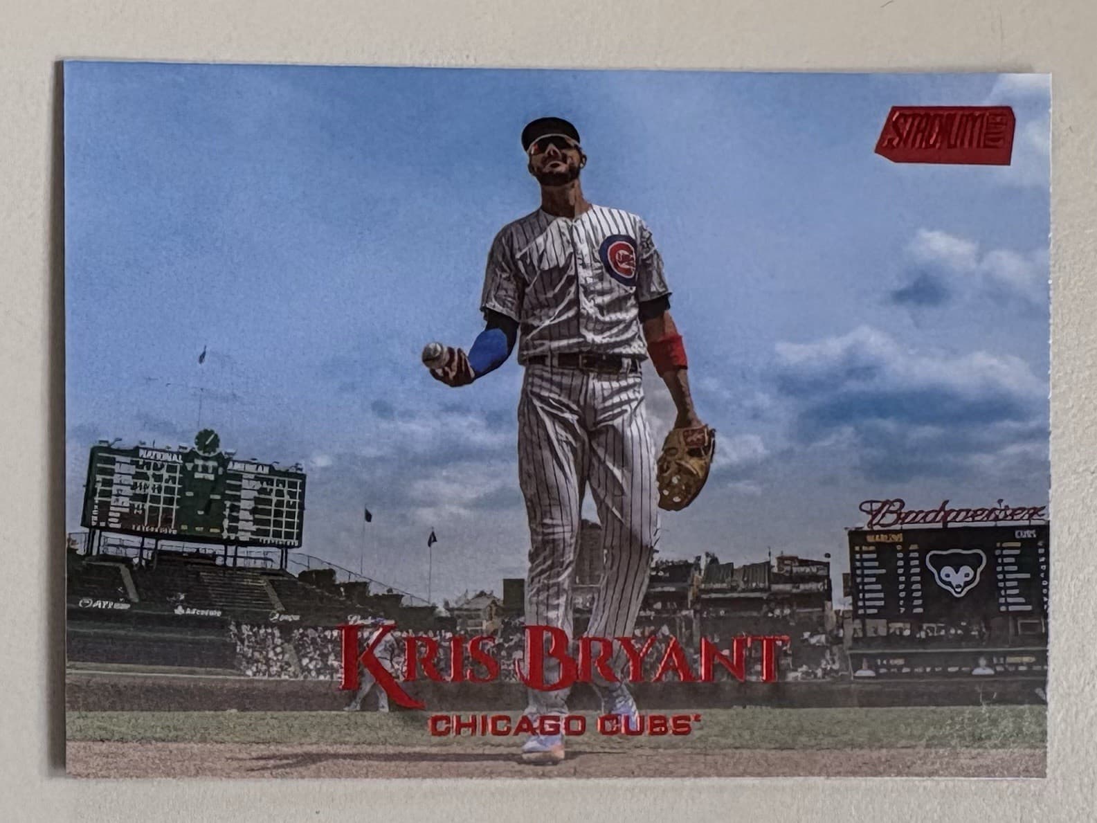 Kris Bryant Red 2019 Topps Stadium Club 2019 Topps Stadium Club
