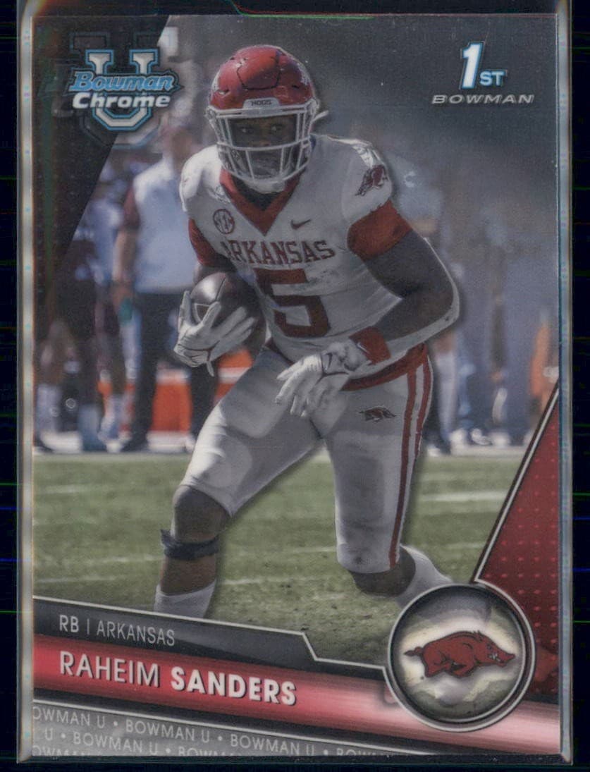 Raheim Sanders 2023 Bowman Chrome 2023 Bowman Chrome