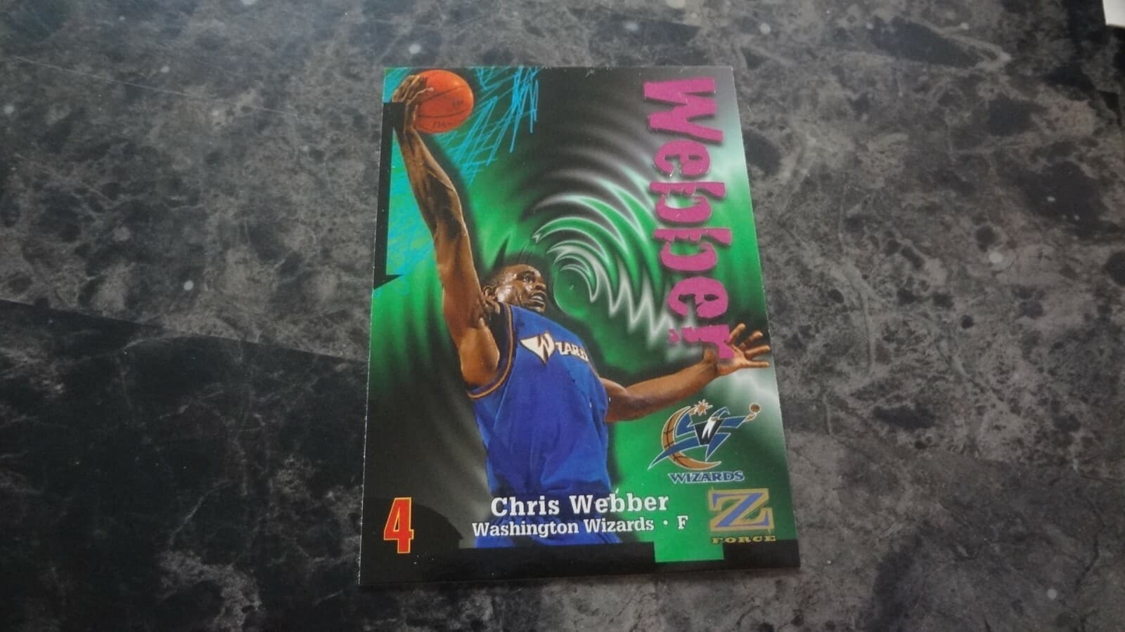 Z FORCE # 135 CHRIS WEBBER BAS 1998 Skybox 1998 Skybox