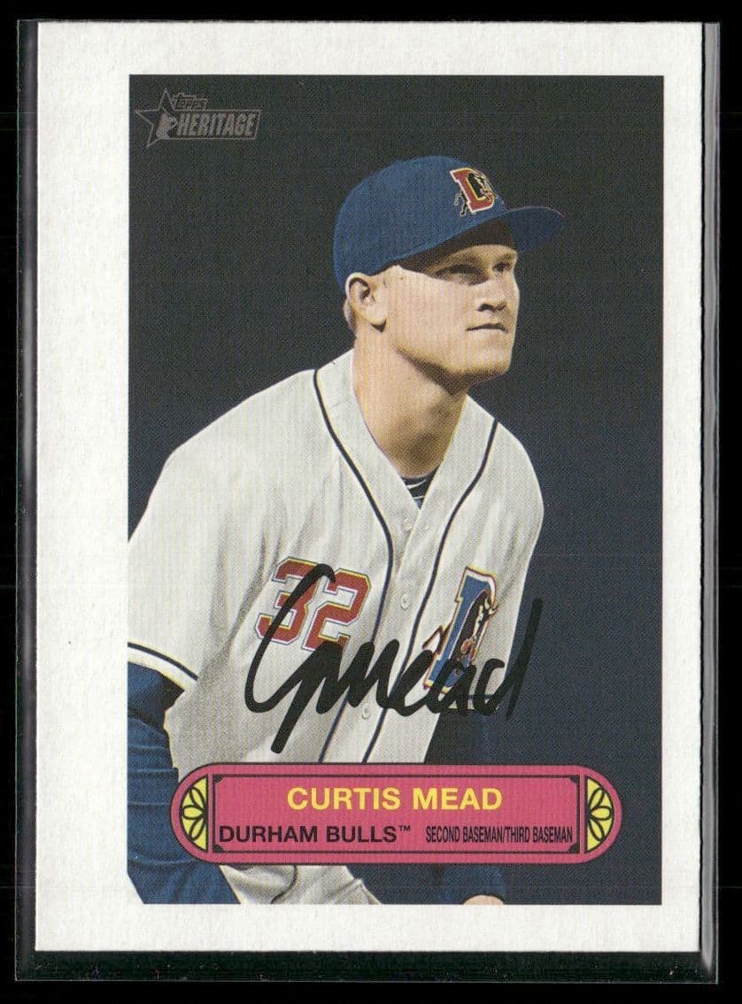 Curtis Mead Minor 2022 Topps Heritage 2022 Topps Heritage