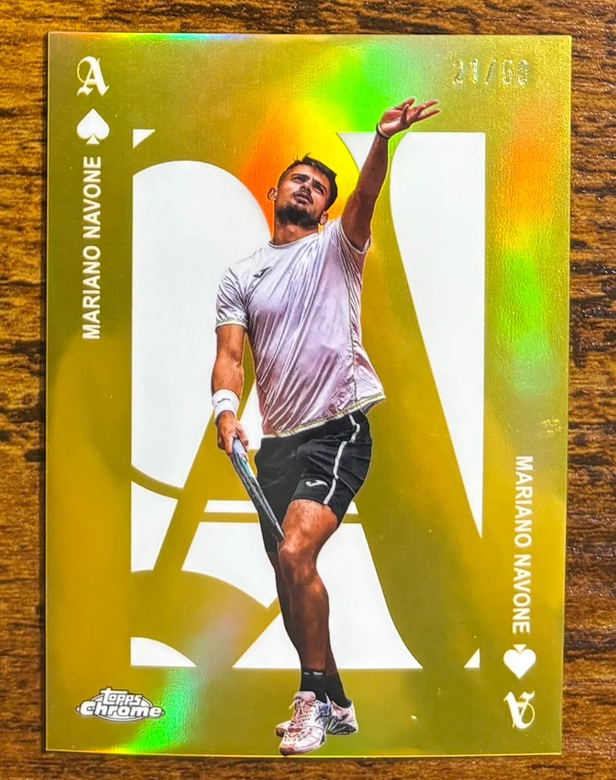 Mariano Navone 2025 Topps Chrome 2025 Topps Chrome gold-refractor
