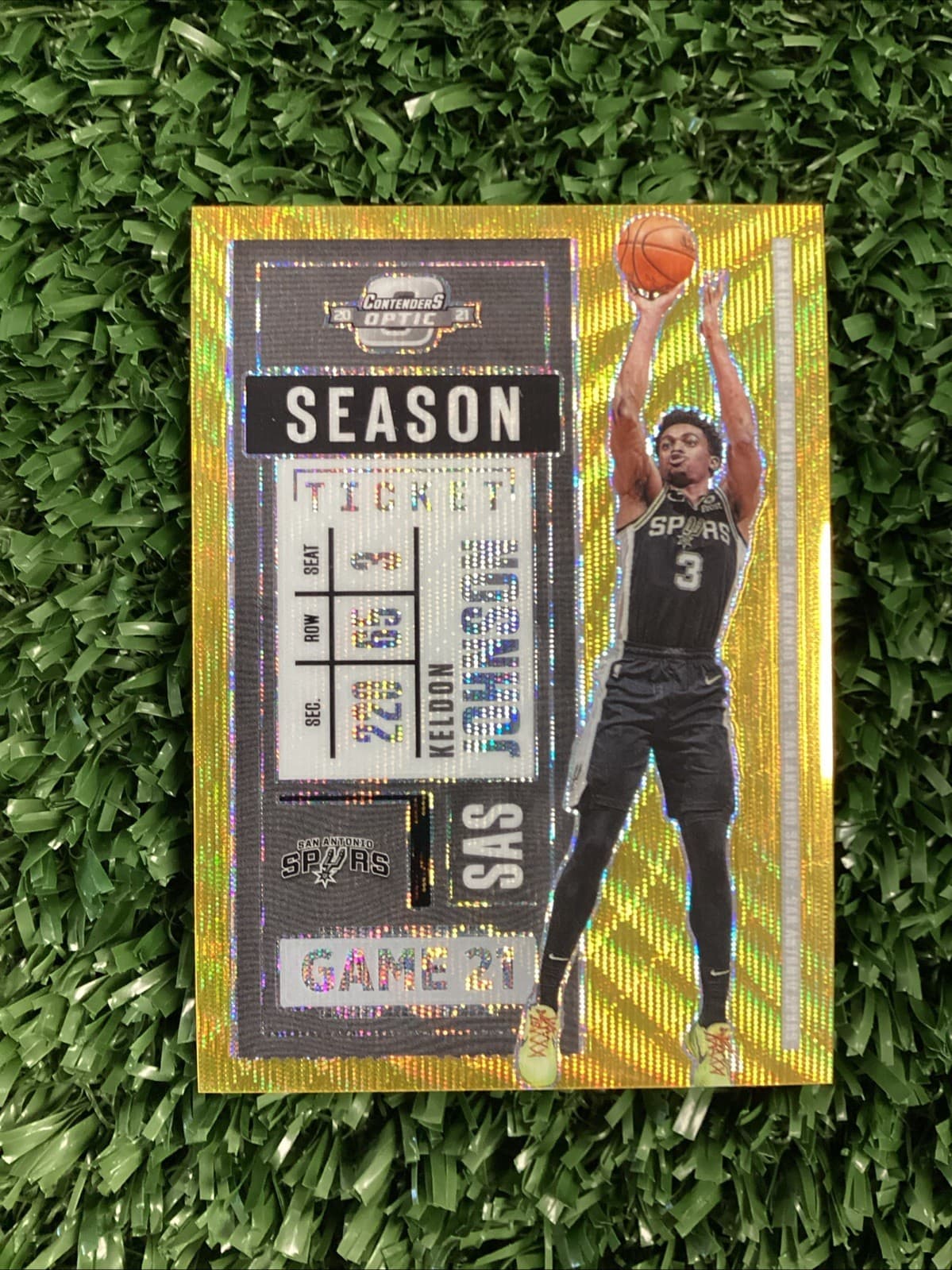 Keldon Johnson 2020 Panini Contenders 2020 Panini Contenders