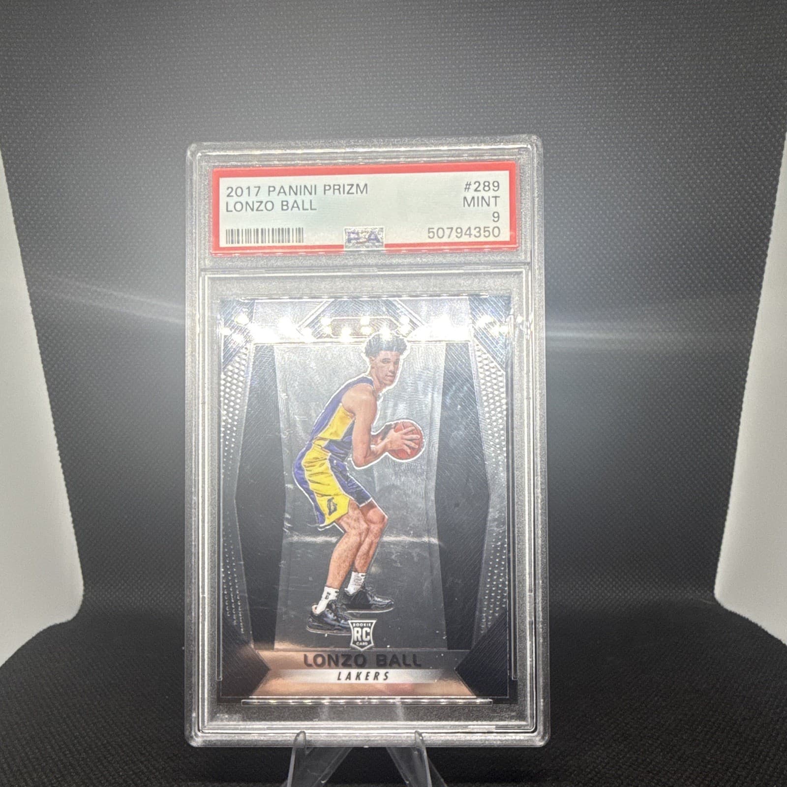 Lonzo Ball Lakers 2017 Panini
