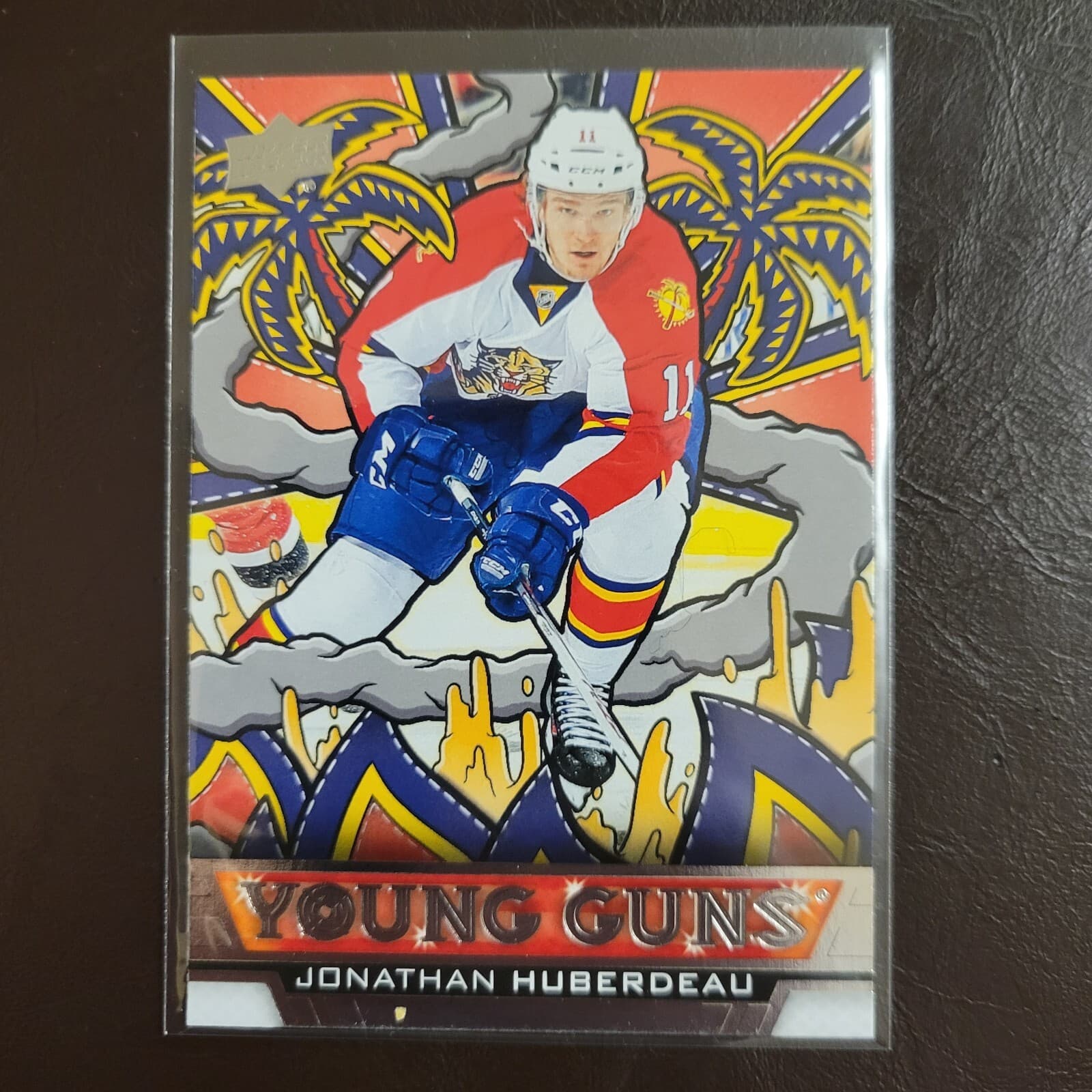 Jonathan Huberdeau trading card