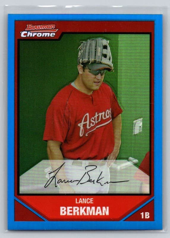 Blue Refractors Lance 2007 Bowman Chrome 2007 Bowman Chrome blue