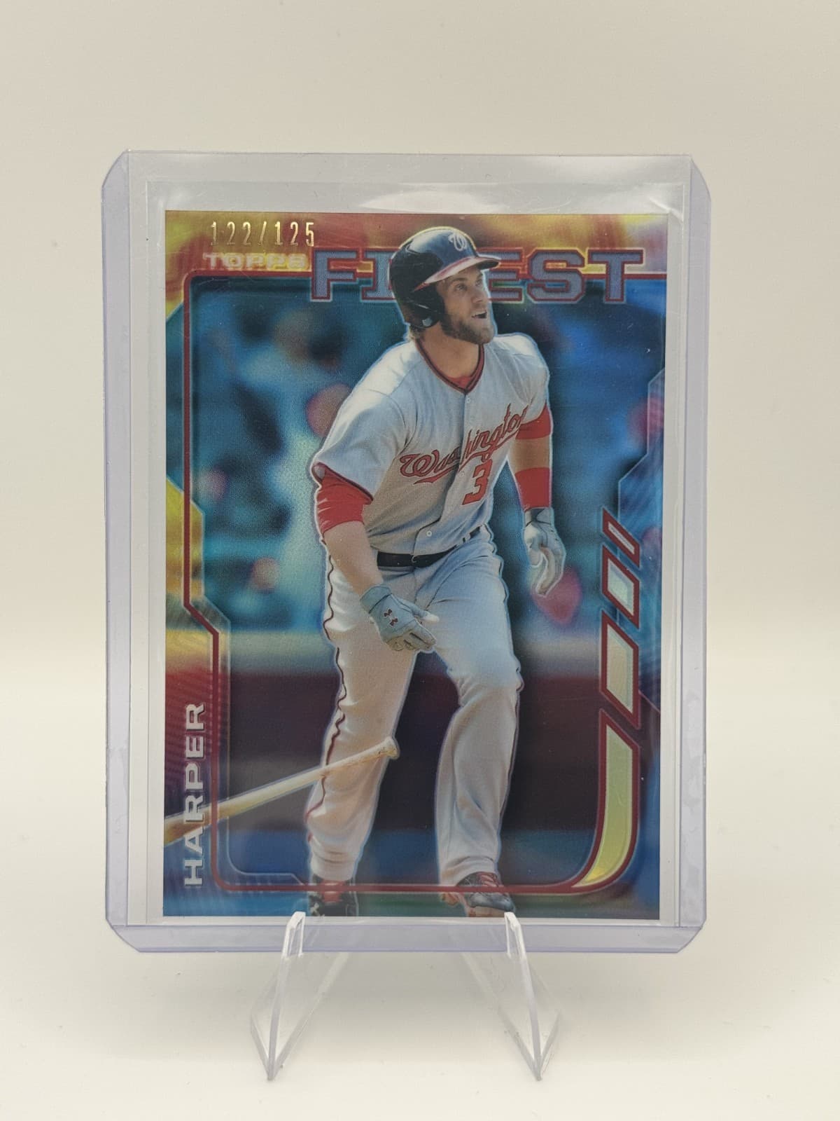 Bryce Harper Blue 2014 Topps Finest 2014 Topps Finest blue-refractor